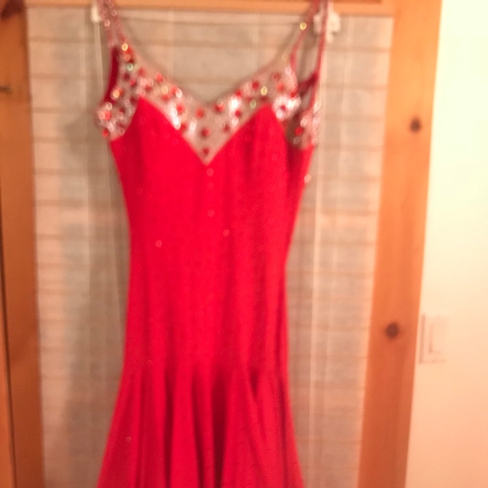 New Red dress for Latin dance or party or costume